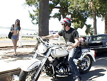 Your gorgeous step daughter gets banged by a horny old fiance