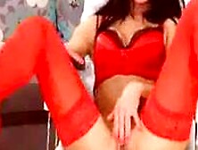 Hot Webcam Slut In Red