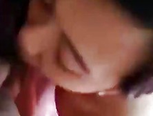 Asian Shemale Amateur Enjoys Licking Balls And Giving A Blowjob