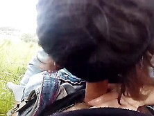 Public Blowjob in Nature with a Big Cock