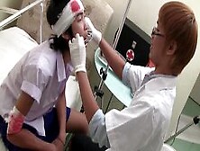 Skinny Asian Examined And Breeded By Doctor For Cumshot