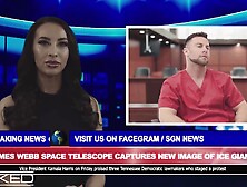 Wicked - HOT Lesbian Blonde Facesitting And Eating Each Other Out