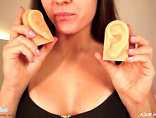 Mandysweet teases with ear eating ASMR and seductive moans