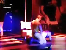 Dancers Do A Naked Performance In The Club