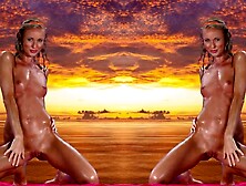 Goddess Elody at the Beach