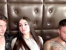 I didn't want to do it but we had a 3some with my stepbrother's girlfriend.