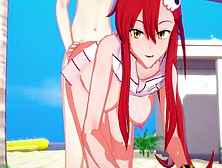 You Go Deep Inside Yoko Littner Bum Anime Gurren Lagann