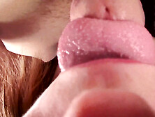 Extreme Close Up Female Pov Blowjob Absolutely Fills My Mouth With His Cum