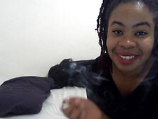 Hairy Creamy Cunt Behind Shaking Smoke Session BIG BODIED WOMAN - Cami Creams