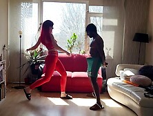 Hard ballbusting in sport outfit - Full 31Min 4K film @C4S