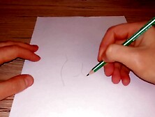 Drawing a beutiful female booty