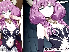 Frieren Asian cartoon - Beyond Journey's End - 葬送のフリーレン - Aura - アウラ is on top