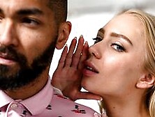 Stepdad seduced by his teen stepdaughters cute blonde friend