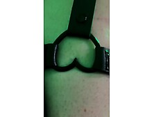 Latex Foot Santa Rock Cutie Fetish - Red Lengerie & Gloves