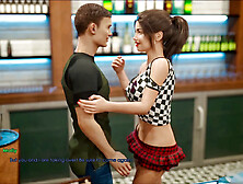 3D hot teacher with a big ass and big tits