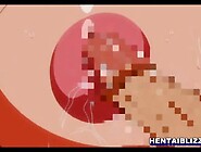 Bigboobed hentai tittyfucked and brutally groupfucked by bandits