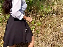 Srilankan Hot Step Sis Doggy Sex and Rough Fuck in Jungle Outdoorකැරි බේරෙන්න හුකමු කෙල්ලට