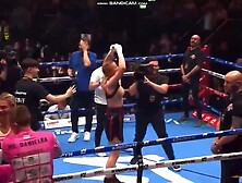 Uncensored Daniella Hemsley Flashing after boxing Win