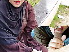 Poor Muslim Hijab skank got plowed by porn movie producer for money