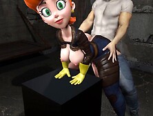 Dexter's Mama Bow Over Pounded Standing up Fallout and Dexter's Lab Parody