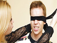 Mom Teaches Blindfold Stepson In Anal Bizarre