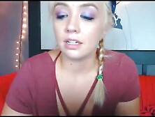 HOT Curvy BBW Squirting on Table and Licking IT