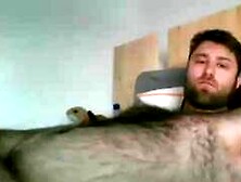 Hairy German Bear Cums