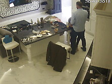 60-01.  Young Pair Sex On Kitchen