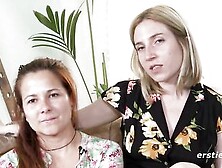 Sexy Blonde And Redhead Lesbians Have Hot Sex On Camera - Amateur