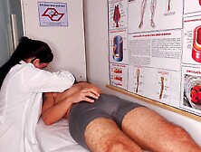 Oops...  my cock went up in front of the nurse