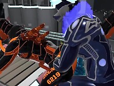 Cyber wolf fuckssynth drone