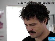 See This Large Tit Older Nurse in Hot Red Pants and Brassiere Seduces Her Patient