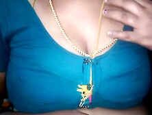 Tamil Aunty Squeezing Her Breasts When She Is Alone And Unable To Control Her Emotions