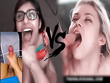 My Pornstar Vs Pornstar Try Not To Sperm