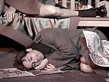 Mature MILF bombshell Lisa Rose pounded hardcore in a threesome