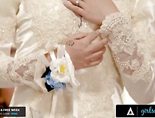 Glamorous Bride Screws Her Hot Stepmom