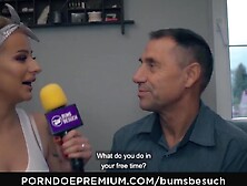 BUMS BESUCH - Big Titted German porn star Dana Jayn fucks