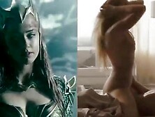 Super Heroines Heaven – Dressed vs Undressed (Amber Heard, Anne Hathaway, Gal Gadot, Halle Berry, January Jones, Jennifer