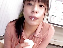 Cum Loving Japanese Girl Enjoys Giving Head To Her Horny Boss