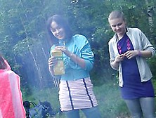 Russian Students Staged An Fuckfest In The Woods