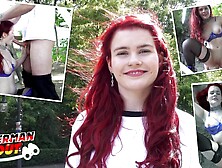 Romantic German Scout's red hair clip