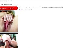 Blonde teen cums with older man on chat