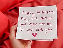 Valentine's Day Surprise - Hot Couple Roleplaying as Sexual Dominatrix & Submissive