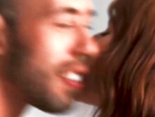 Thick Red Head Teen Filled With Two Huge Dicks In A Hardcore Threesome