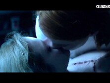 Cody Renee Cameron,  Jena Malone Morgue,  Corpse scene in The Neon Demon (2016)