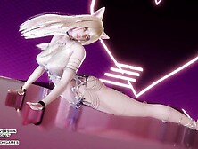MMD Ahri Sexy Erotic Dance League of Legends Comics Uncensored 4K 60FPS