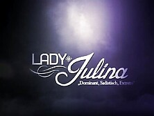 Wear engraved cock cage and lock for gf Lady Julina