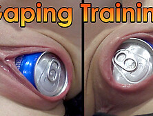 Tiffany trains her snatch with a can of Pepsi