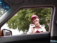 This aged server had at no time had sex with a stranger previous to - Public Agent