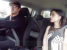 Cute English Whore Myla Elyse Fucks Her Sexy Driving Teacher